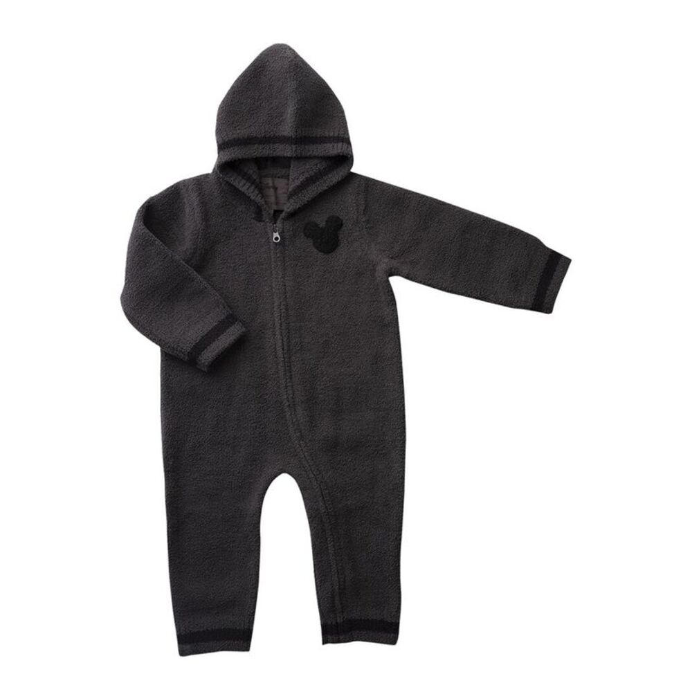 Barefoot Dreams Classic Disney Infant Mickey Onesie, Grey
